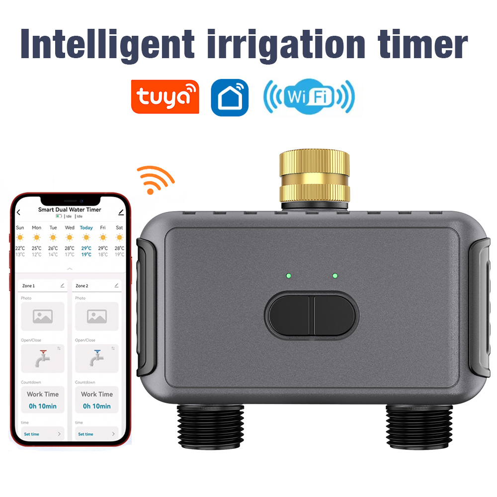 Smart Garden Sphagnum Moss - Tuya WiFi Water Timer Smart 2-uitgangen
