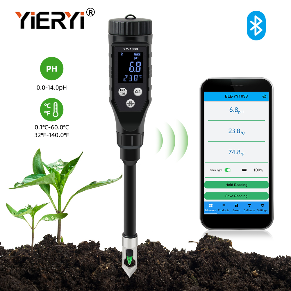 Smart Garden Domes - Yieryi Smart Bluetooth Bodem Ph Temp