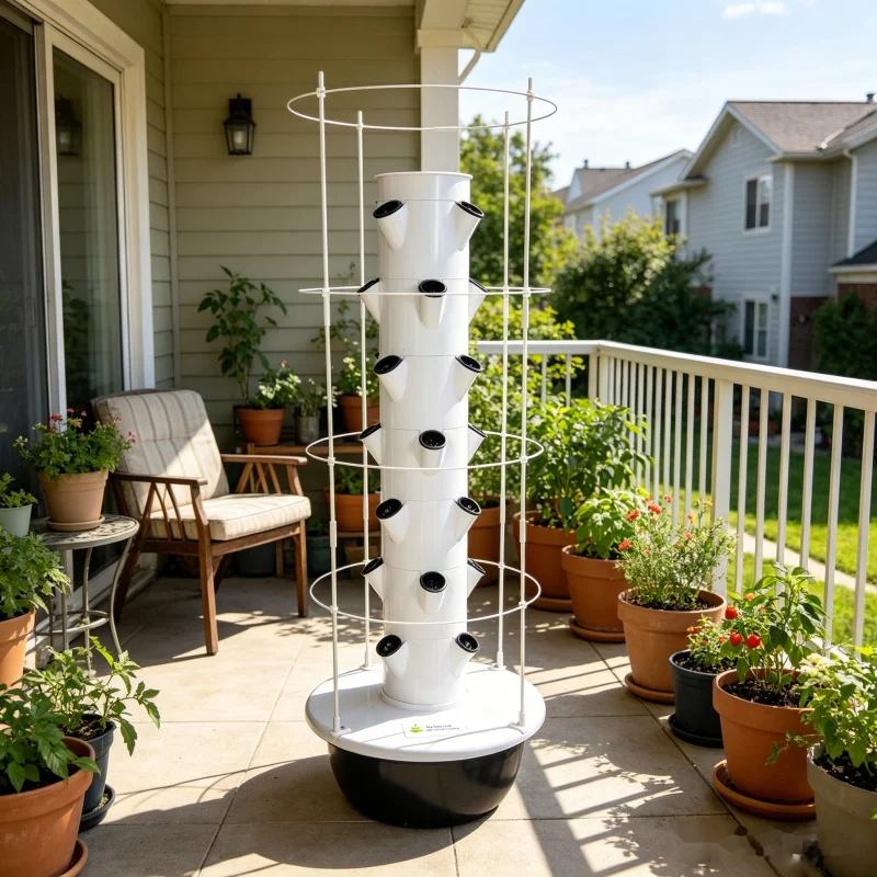7-laags verticale hydrocultuur - Smart Garden Trellis recensie en prijs