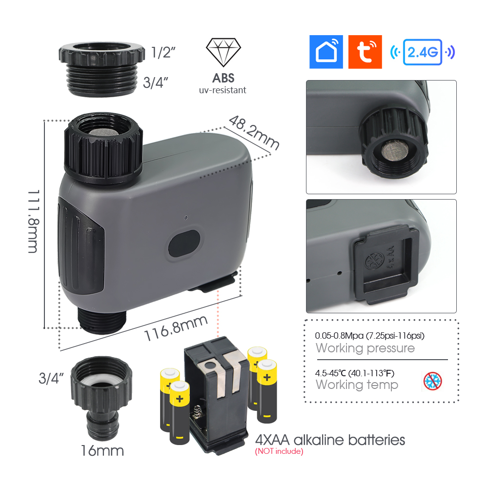 Tuya Smart Wifi Timer Vernevel - Gardena Smart Irrigation Control recensie en prijs