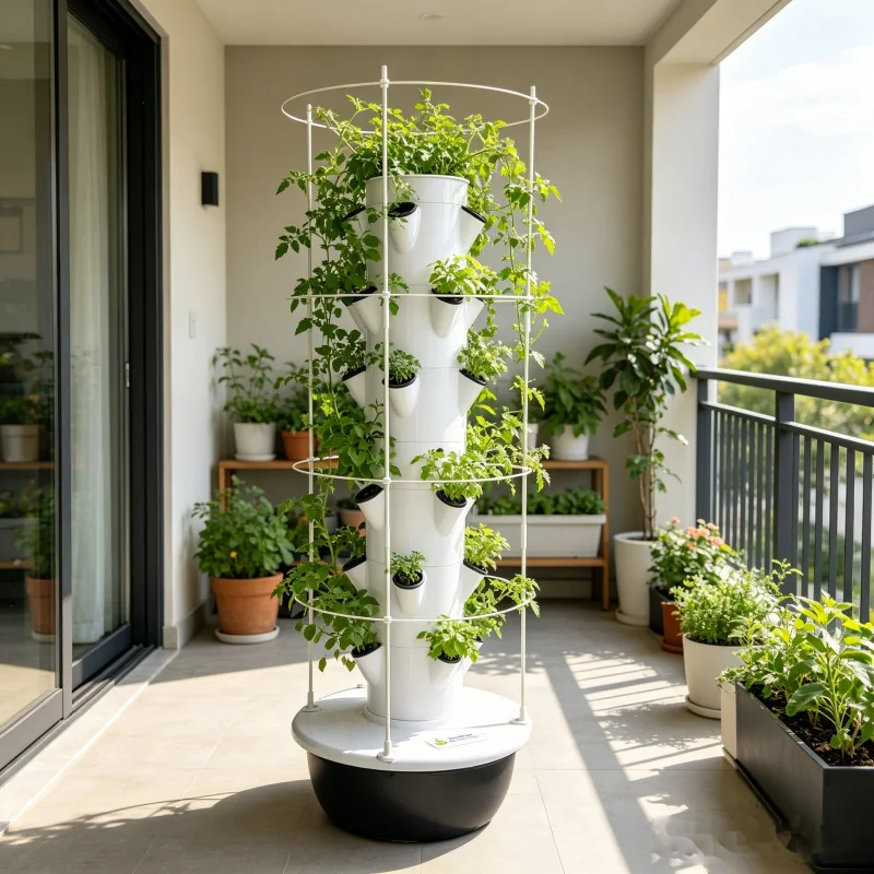 9-laags aeroponische hydroponi - Smart Garden Trellis recensie en prijs