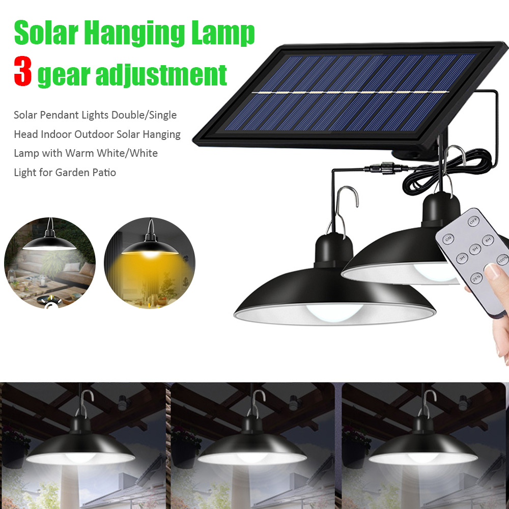 Dubbele Hoofd Solar Hanglampen - Smart Garden Sheds recensie en prijs