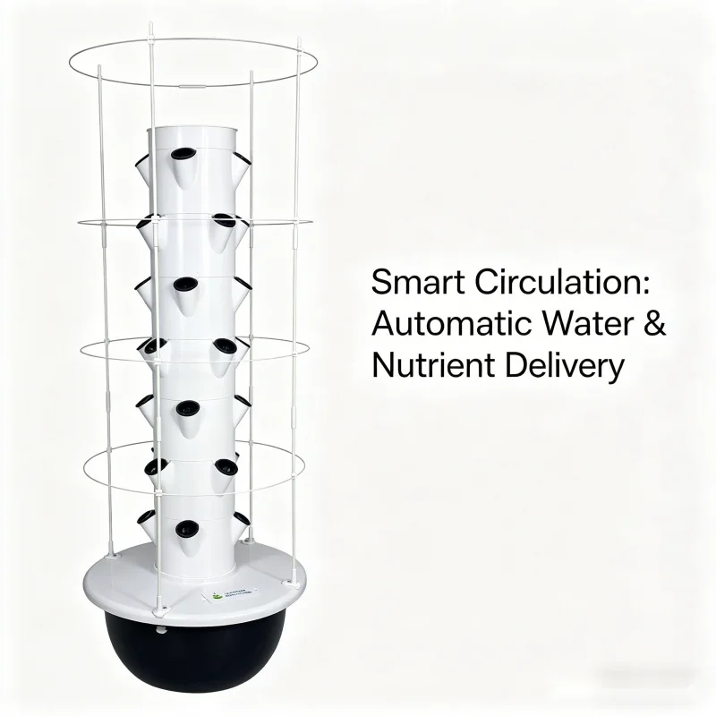 9-laags hydroponische toren vo - Smart Garden Trellis recensie en prijs