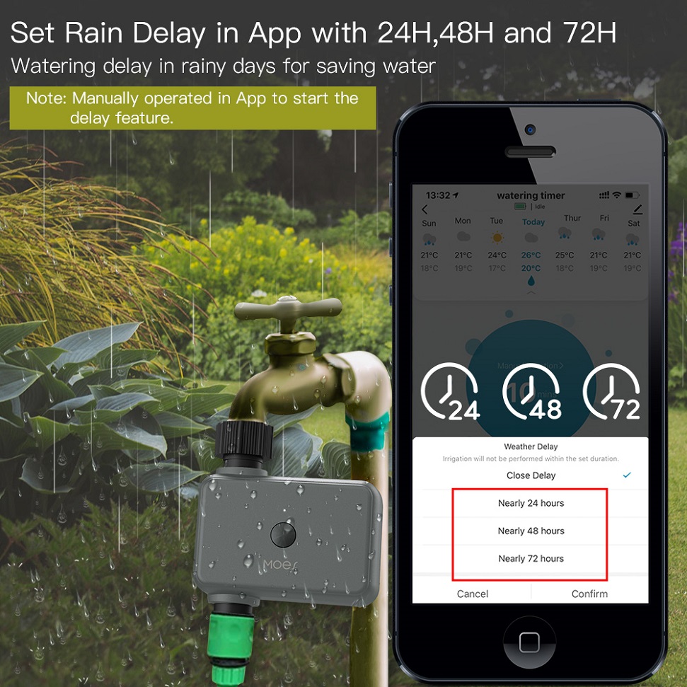 Bluetooth Ventiel Tuin Bewater - Smart Garden Sphagnum Moss recensie en prijs