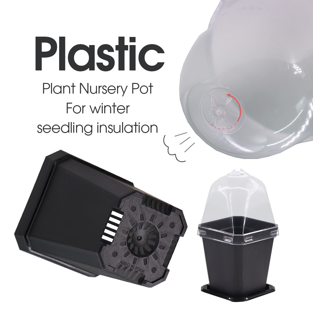 Stevige Zwarte Plantenbak Pott - Smart Garden Domes recensie en prijs