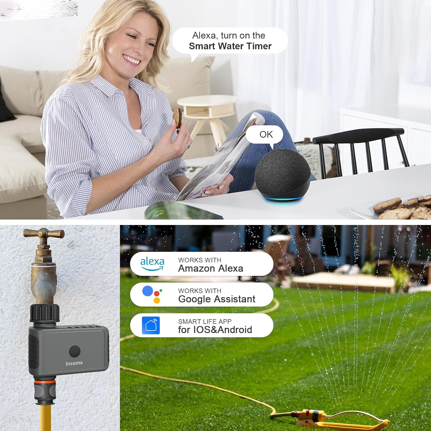 Insoma Wifi Automatische Stroo - Smart Garden Sphagnum Moss recensie en prijs