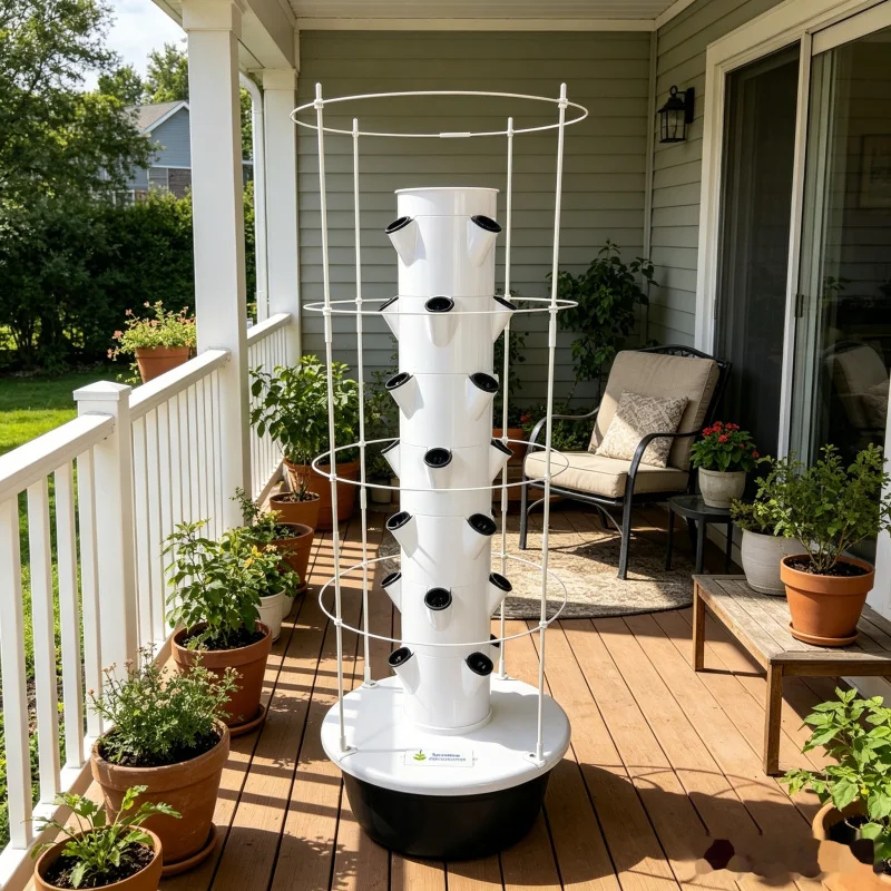 9-laags hydroponisch torenkwee - Smart Garden Trellis recensie en prijs
