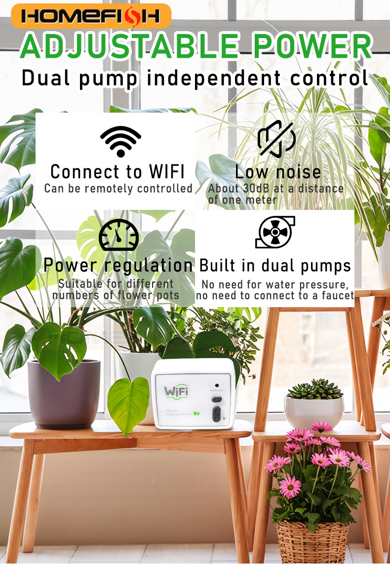 HOMEFISH WIFI Smart Dual Pomp  - Smart Garden Domes recensie en prijs